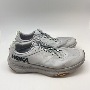 Hoka One One Sneakers Mens 11.5 D 1123153 HMLG Gray Running Trail Athletic Shoes